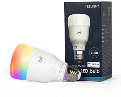 Yeelight slimme led lamp - E27 fitting - RGBWW - Google Assistant only