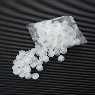 Yelix 100pcs Disposable volume Fans glue holder Stand For Eyelashes Extension Individual Eyelashes glue cup Makeup Tools