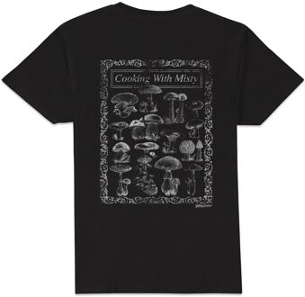 Yellow Jackets Cooking WIth Misty Unisex T-Shirt - Black - XL Zwart