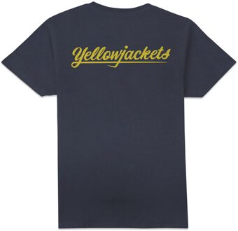 Yellow Jackets Varsity Unisex T-Shirt - Navy - XL Blauw