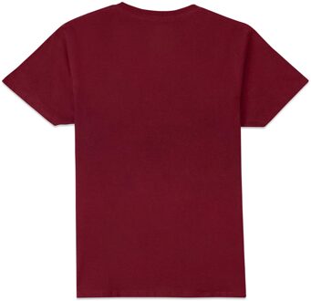 Yellowstone Dutton Ranch Woodcut Unisex T-Shirt - Burgundy - S Rood