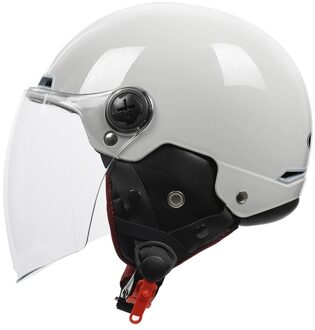 Yema Moto Rcycle Half Helm Man Vrouw Vintage Verwijderbare Scooter Helm Fietsen Fiets Elektrische Moto Open Gezicht Veiligheid Helmen Cool grijs