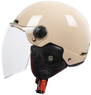 Yema Moto Rcycle Half Helm Man Vrouw Vintage Verwijderbare Scooter Helm Fietsen Fiets Elektrische Moto Open Gezicht Veiligheid Helmen icre a