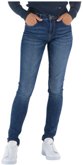 Yes Zee Hoge Taille Skinny Jeans YES ZEE , Blue , Dames - W27