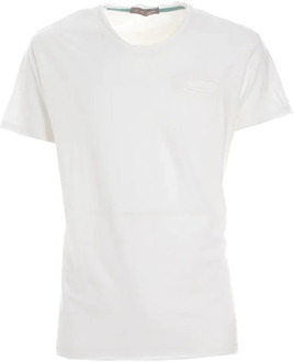 Yes Zee Korte Mouw V-hals Zak T-shirt YES ZEE , White , Heren - 2Xl,Xl,M,3Xl