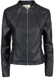 Yes Zee Leather Jackets YES ZEE , Black , Dames - L,M,S