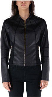 Yes Zee Leather Jackets YES ZEE , Black , Dames - L,M,S