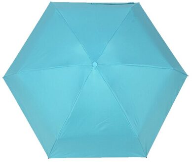 Yesello Capsule Mini Pocket Folding Vrouwen Regen Paraplu Mini Pocket Parasol Meisjes Anti-Uv Waterdichte Draagbare Reizen Paraplu Blauw