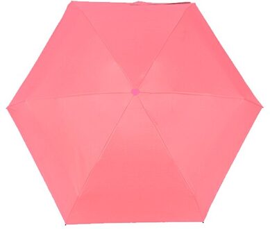 Yesello Capsule Mini Pocket Folding Vrouwen Regen Paraplu Mini Pocket Parasol Meisjes Anti-Uv Waterdichte Draagbare Reizen Paraplu Roze