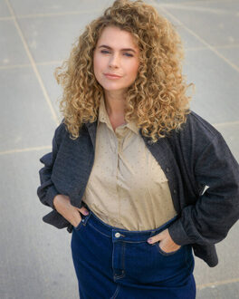 Yesta Blouse lange mouw a005680 robbie Blauw - 48