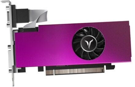 Yeston RX550-4G D5 LP Graphics Card Radeon Chill 4GB Memory GDDR5 128Bit 6000MHz VGA + HDMI + DVI-D GPU