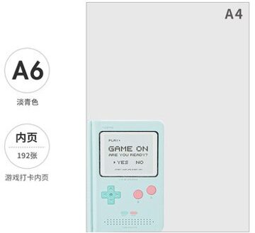 Yhsmtg 365 Dagen Dikker Dagelijks Wekelijks Planner Notebook A6 Draagbare Agenda Planner Kawaii School Dagboek Notepad Briefpapier licht groen