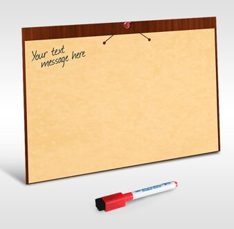 YIBAI A4 Droog Veeg Magnetische Whiteboard Flexibele Opmerking Memo Board-Keuken Magneet Sticker Winkelen Lijst Familie Notities