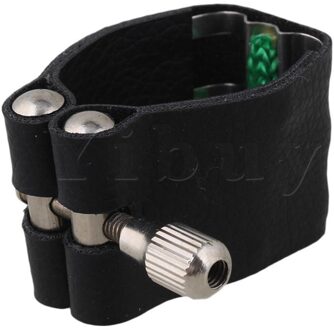 Yibuy Mondstuk Clip Ligatuur Fastener voor Tenor Saxofoon Mondstuk met Ijzeren Plaat