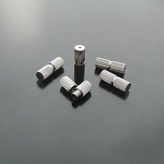 Yidensy 50 stks Koper Ronde Schroef Sluitingen 7*3mm Zilver Kleur voor Ketting Armband Connector DIY Sieraden Maken bevindingen Accessoire