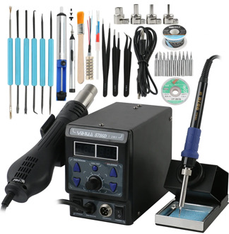 YIHUA 8786DI 2 In 1 Upgrade Digital Display SMD Rework Soldering Station Electric Iron + Hot Air Gun 700W For BGA PCB Repair