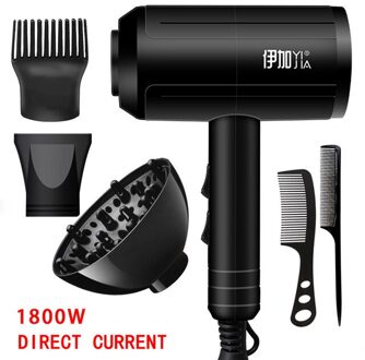 Yijia 2200W Professionele Draagbare Mini Föhn Voor Haar Föhn Haar Professionele Borstel Haardroger Machine Reizen Haardroger 1800W(5gift)