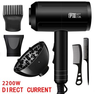 Yijia 2200W Professionele Draagbare Mini Föhn Voor Haar Föhn Haar Professionele Borstel Haardroger Machine Reizen Haardroger 2200W(5gift)