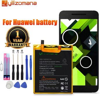 Yilizomana Originele Telefoon Batterij HB366481ECW HB416683ECW Voor Huawei Ascend P9 Honor 8 Lite 5C P9 P10 P20 Lite Nexus 6P Bateria