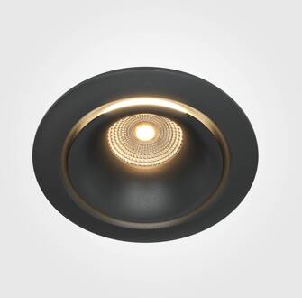 Yin LED inbouwlamp, IP20, 3000K, triac, zwart