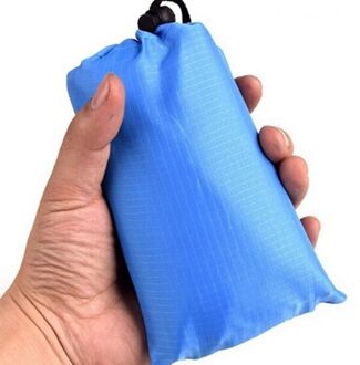 Yingtouman 1*1.4M Mini Draagbare Waterdichte Picknick Mat Plaid Deken Strand Mat Outdoor Camping Mat Picknick Matras Camping mat Blauw