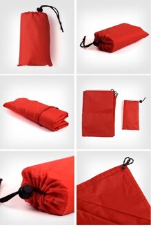 Yingtouman 1*1.4M Mini Draagbare Waterdichte Picknick Mat Plaid Deken Strand Mat Outdoor Camping Mat Picknick Matras Camping mat Rood