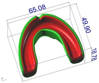 Yingtouman 10 Stks/partij Tanden Protector Thai Boksen Basketbal Rugby Gym Strijd Mond Guard Sport Tanden Guard Gebitsbeschermer Gum Shield wit