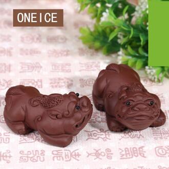 Yixing Thee Play Thee Huisdier Spelen Kleine Dappere Troepen Decoratie Klei Teapet Aceessories