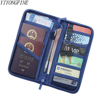 YIYONGFINE Travel Journey Document Organizer Wallet Passport ID Card Holder Ticket Credit Card Bag Case Travel Accessories