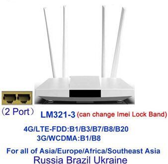 Yizloao 4G Wifi Router Plus Cpe Wifi Access Point 4G 3G Met Wlan Antennes Breedband Mobiele Hotspots rj45 Naar Wifi Range Extender LM321-3