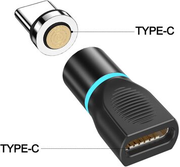 Ykz Usb Type C Naar Type C Micro Usb 8Pin Ligthing Magnetische Adapter Opladen Data Converter Voor Iphone Samsung Xiaomi microusb Otg type C to type C