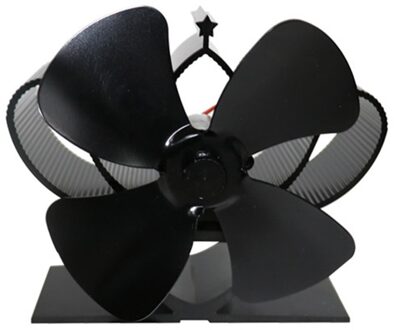 YL201 Thermische Power Haard Ventilator Warmte Aangedreven Houtkachel Fan Voor Hout/Log Brander/Haard Eco Vriendelijke Vier-Blad Fans