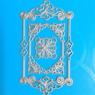 YLCD018 Frame Metalen Stansmessen Voor Scrapbooking Stencils DIY Album Kaarten Decoratie Embossing Map Die Cuts Template
