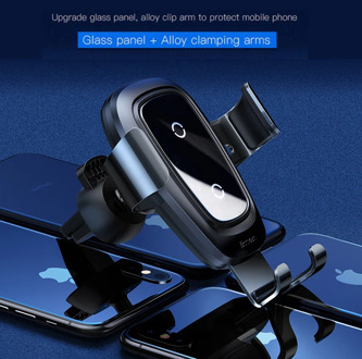 YLKGTTER Infrared Sensor Wireless Car Charger For Iphone HuaWei Sumsung Nexus Xiaomi For Iphone X Outlet Phone Navigation Holder