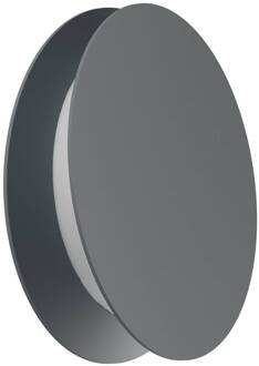 Yo-Yo LED wandlamp, grijs, 2.700 K, aluminium, PMMA, dimbaar grijs (RAL 7012)