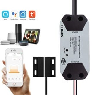 Yobang Security Tuya Wifi Smart Garagedeuropener Controller Met Alexa Google App Afstandsbediening Garage Open Close Monitor