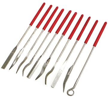 YOFE 10 Stuks Diamant Riffler Bestanden Mechanische Horloge Sieraden Bestanden Gereedschap