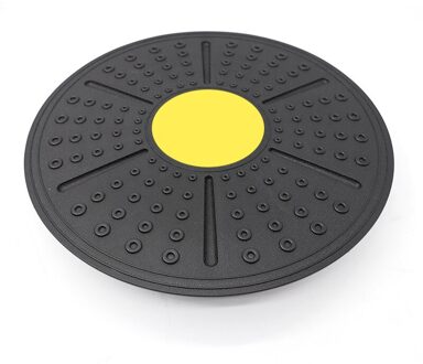 Yoga Balance Board 360 Graden Rotatie Massage Disc Ronde Platen Board Gym Taille Draaien Exerciser Fitness Accessoire geel