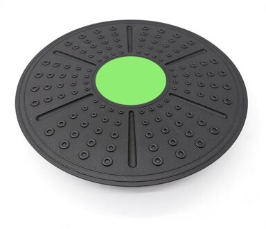 Yoga Balance Board 360 Graden Rotatie Massage Disc Ronde Platen Board Gym Taille Draaien Exerciser Fitness Accessoire groen