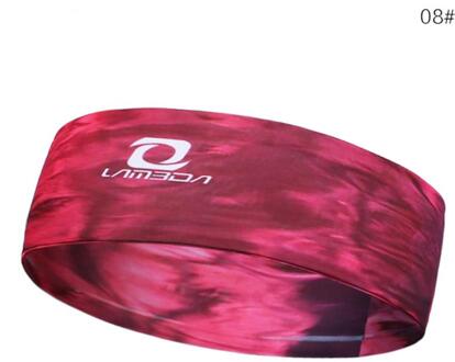 Yoga Fitness Hoofdband Zweet-Dragen Anti-transpirant Dagelijks Sport Mode Haarband Antislip Huidvriendelijke Professionele Zweetband 03