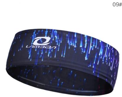 Yoga Fitness Hoofdband Zweet-Dragen Anti-transpirant Dagelijks Sport Mode Haarband Antislip Huidvriendelijke Professionele Zweetband 04