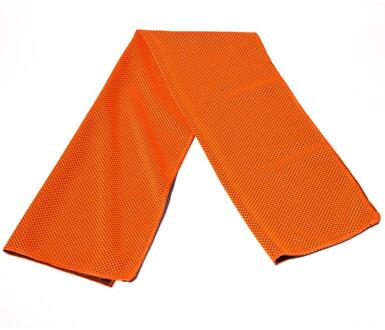 Yoga Fitness Microfiber Sport Instant Cooling Handdoek Gym Gezicht Sneldrogend Zwemmen Handdoek Outdoor Ijs Koude Instant Koeling Handdoek oranje