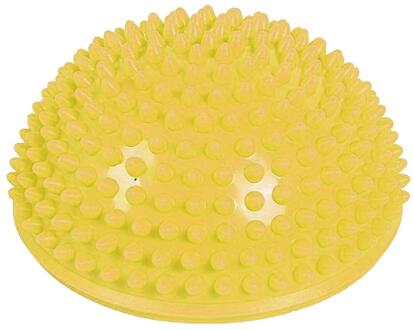 Yoga Half Ball Trainer Balanceren Bal Opblaasbare Halve Bol Yoga Ballen Massage Oefeningen Gym Pilates Fitness Fit Bal Rubber geel