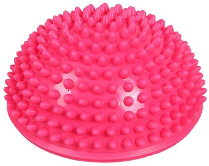 Yoga Half Ball Trainer Balanceren Bal Opblaasbare Halve Bol Yoga Ballen Massage Oefeningen Gym Pilates Fitness Fit Bal Rubber roze