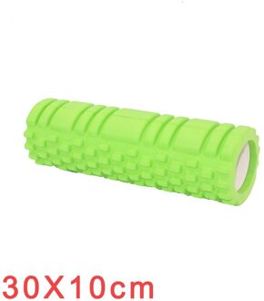 Yoga Kolom Fitness Pilates Yoga Foam Roller blokken Trein Gym Massage Grid Triggerpoint Therapie Physio Oefening licht groen