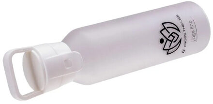 Yoga line 500ml waterfles Wit - One size