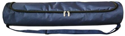 Yoga Mat Bag Full-Zip Waterdichte Stevige Oxford Doek Yoga Tas Met Verstelbare Schouderriem Qw Blauw