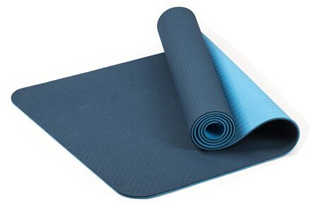 Yoga Mat Classic Pro Yoga Mat Tpe Eco Vriendelijke Non Slip Fitness Oefening Mat Praktische Duurzaam 183X61X0.6 #40 B