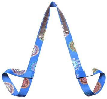 Yoga Mat Strap Print Wasbare Comfortabele Draagbare Carrier Schouder Draagriem Gym Tool