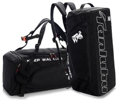 Yoga Mat Tas Fitness Gym Tassen Sport Nylon Training Schouder Sac De Sport For a Vrouwen Mannen Reizen Duffel Gymtas sport zwart